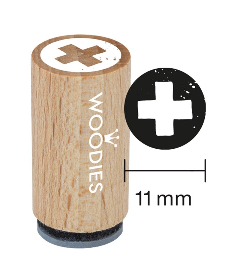 Timbro Croce Legno Mini Woodies | Royal Posthumus