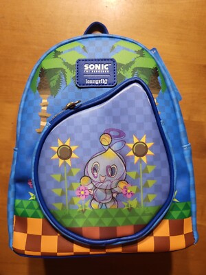 Loungefly Yellow Sonic Backpack Sonic the Hedgehog Doll Plush Backpack - Super Sonic Yellow  main image 2