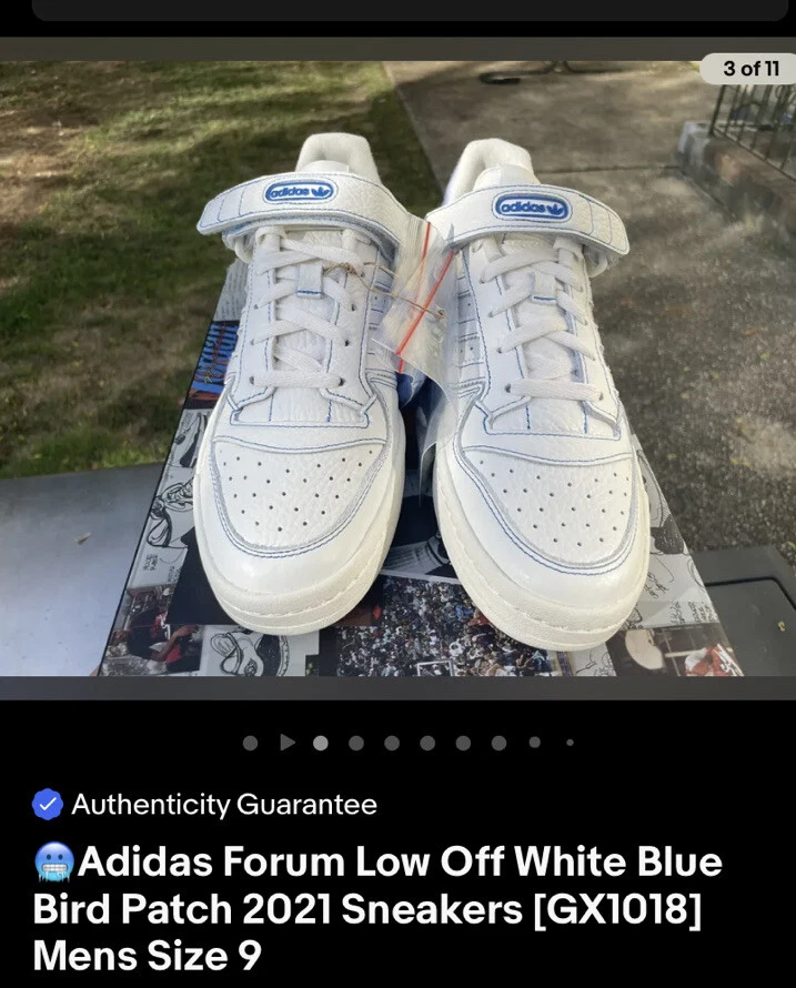 Las mejores ofertas en adidas Forum Low Off White Blue Bird | eBay