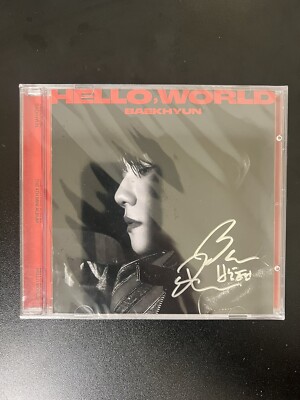 BAEKHYUN EXO Hello, World 4th Mini Album Hello Ver. SIGNED CD - IN HAND