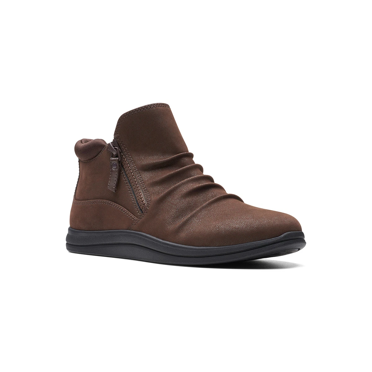 Clarks flat best sale booties