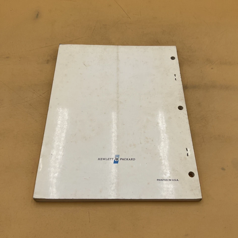 1980 Hewlett Packard HP 7910 Disc Drive Service Manual Part No. 07910-90903 - Image 3 of 4