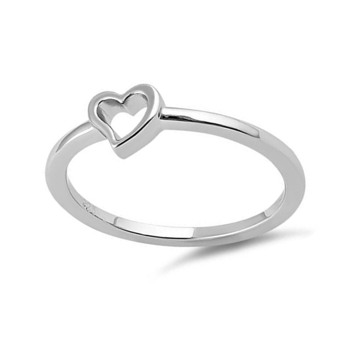 HEART SILVER RING 19号 925 Sterling Silver Darling Heart Ring Sweet for Christmas | eBay