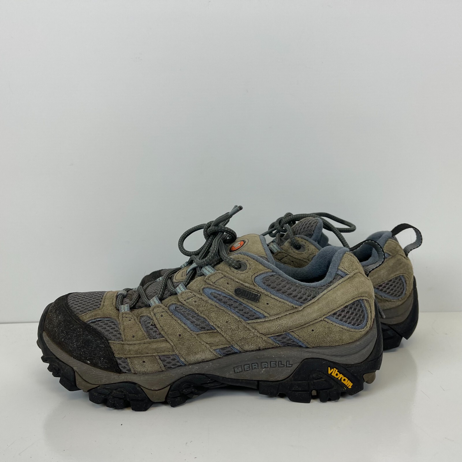 Merrell Moab 2 scarpe da trekking donna taglia 8 5 marrone blu impermeabile scamosciato