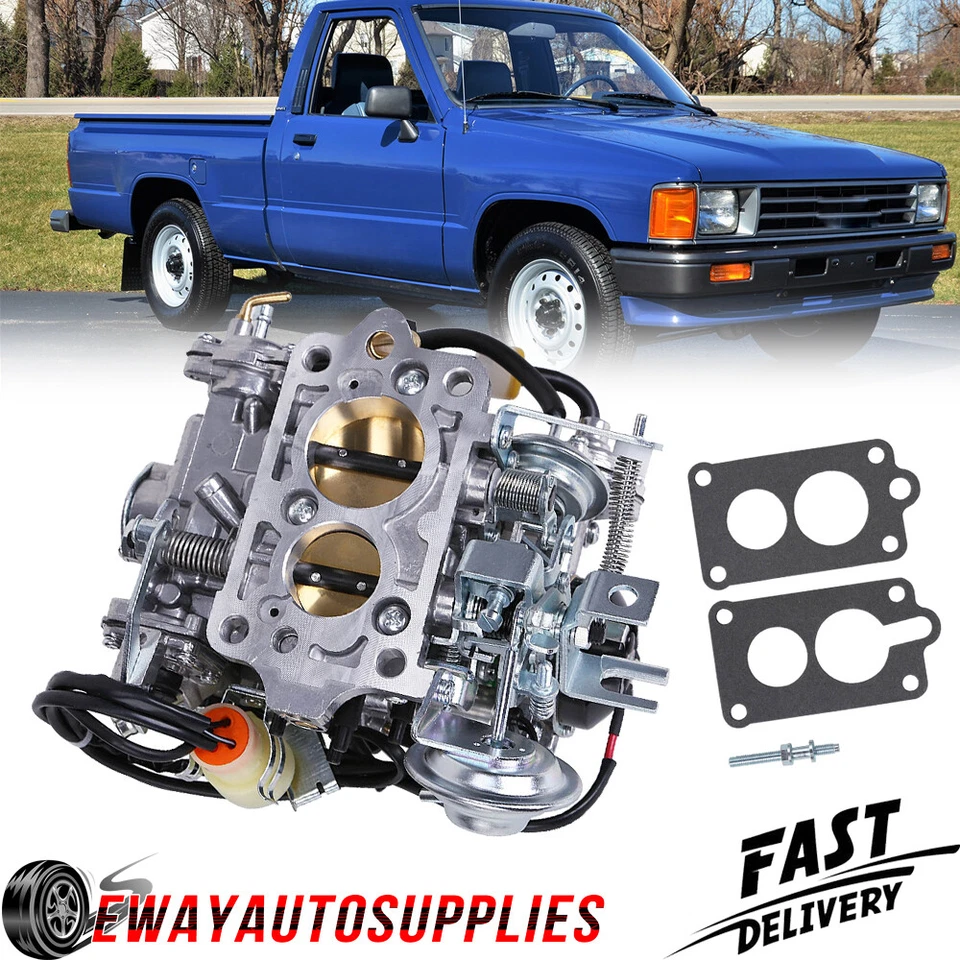 Nuevo carburador para camioneta Toyota 22R 81-87 obturador automático 35290 TOY505 2 barriles Foto 2 de 4