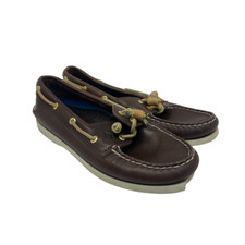 Sperry Top Sider Women  s Authentic Original Boat Shoes 9195017 Brown Size 7M