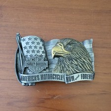 1988 Harley Davidson AMERICAS MOTORCYCLE NOW AND FOREVER Belt Buckle 601/3000