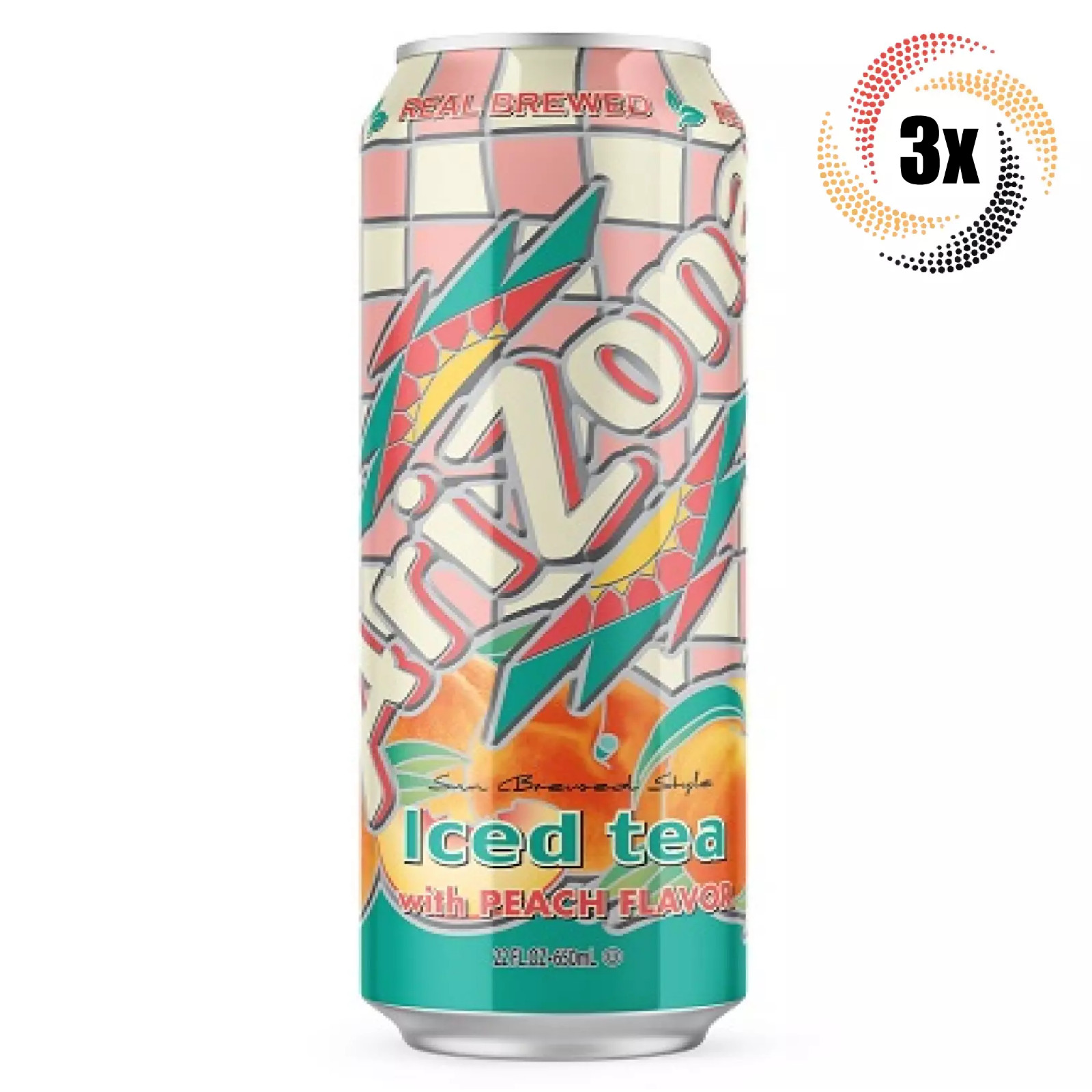 With Natural Peach Flavor | 23oz | Sun Brewed Style