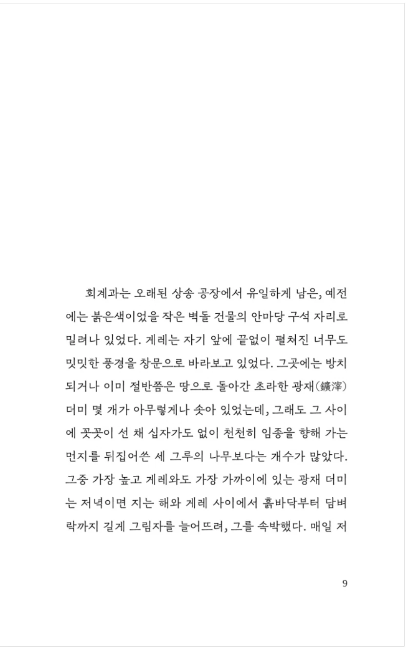 Le Chien Couchant by Francoise Sagan Korean book