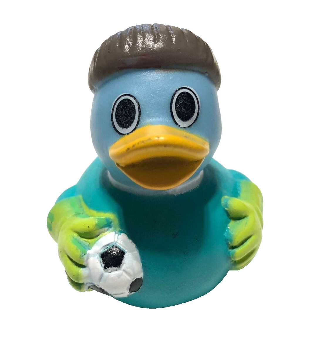 FREE SHIP SOCCER PLAYER TEAM ATHLETE CRUISING RUBBER DUCK