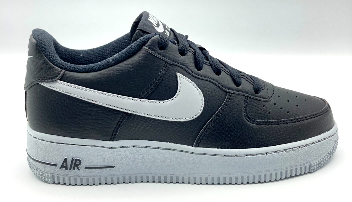 Nike Air Force Boys Shoes Trainers UK Size Black Grey HQ3807 001