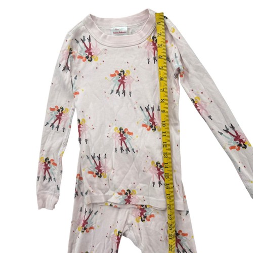 Hanna Andersson Ballerina Pajama Set Girls Pink Long Sleeve Cotton Size 6-7 - Picture 11 of 13