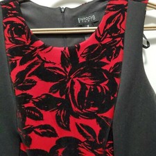 Enfocus Studio Dress Black And Red Size 8