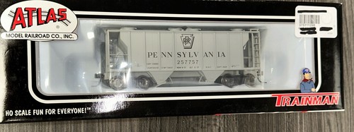 Tolva cubierta ATLAS Trainman HO RTR #11298 PS-2 Pennsylvania 257757 nueva en caja | Condition: New