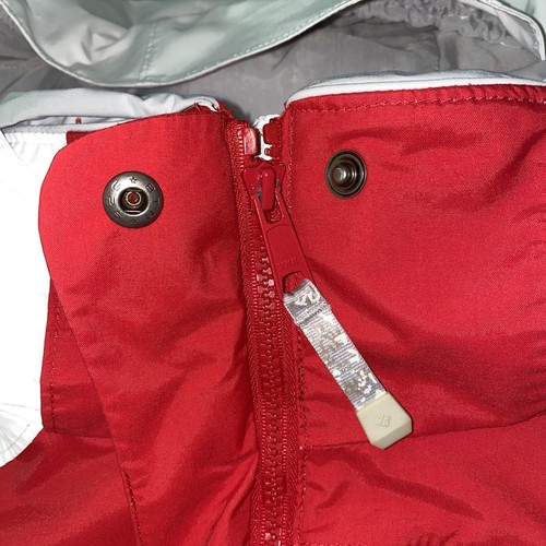 Chaqueta de esquí Columbia Omni-Tech para mujer talla grande roja y blanca - solo capa exterior - Imagen 15 de 24