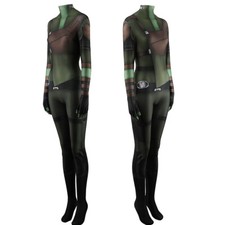 Gamora Jumpsuit Guardians of the Galaxy Woman 3D Suits Cosplay Costume Halloween
