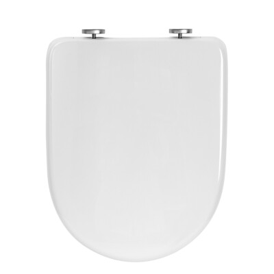 D Form WC Sitz mit Absenkautomatik Toilettendeckel mit Quick-Release-Funktion