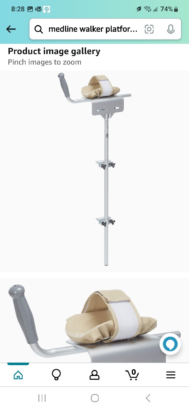 Medline Walker Platform Attachment Adult Walkers G07702 Cuisine