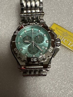 Invicta 44960 Masterpiece Excursion 52mm SS Bracelet Green Dial