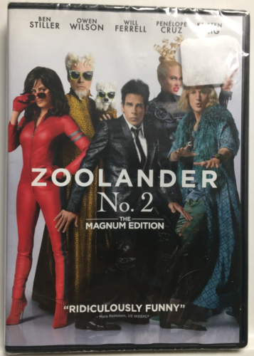 Zoolander nr 2 (DVD, 2016, Bez oceny, Magnum Edtn, Panoramiczny ekran) Ben Stiller, FABRYCZNIE NOWY! - Zdjęcie 1 z 7