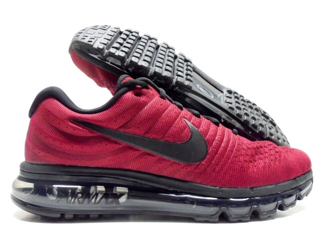 air max 2017 black red