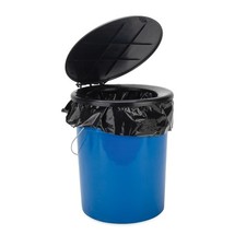 Camco RV Portable Outdoor 5 Gallon Toilet Bucket Kit with Seat  Lid Attachment