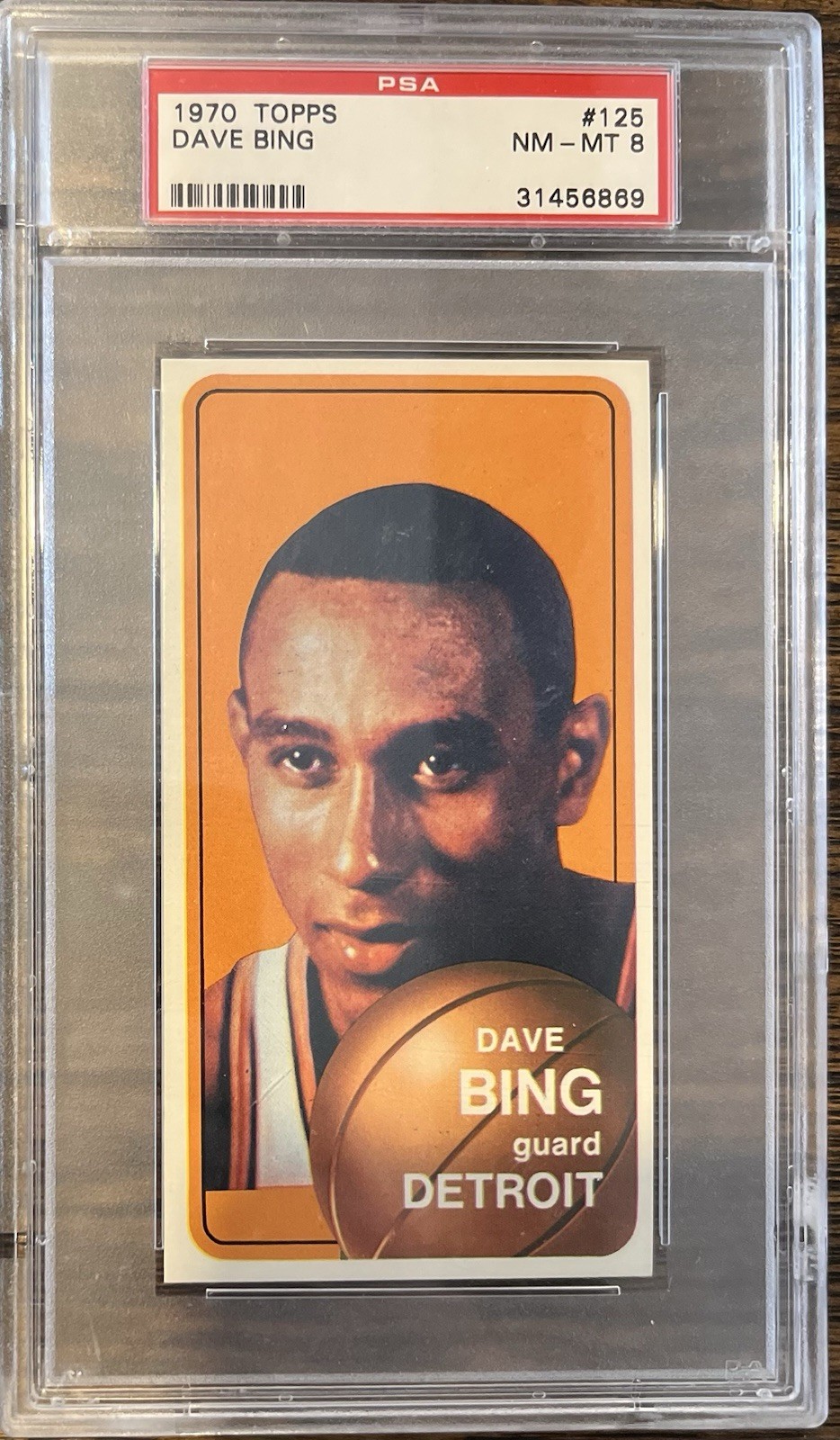 1970 Topps Dave Bing #125 PSA 8