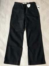 NWT GAP Kids School Uniform Black Chino Pants Stain Resistant /sz 8 Regular Boys