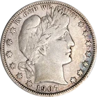 1907-O Barber Half Dollar