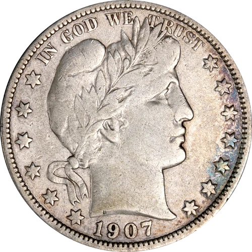 1907-O Barber Half Dollar