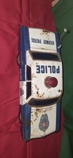 Japan highway patrol tin toy police car battery operated