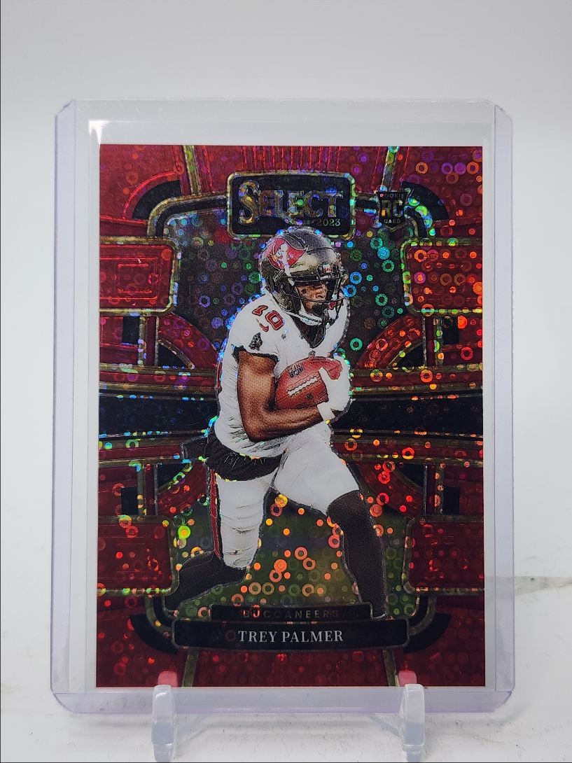 TREY PALMER 2023 SELECT CONCOURSE ROOKIE RED DISCO BUCCANEERS RC /49 Q0252