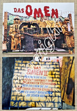2 x Archiv Foto Laufgeschäft DAS OMEN Hempen - Kirmes Schausteller Modellbau