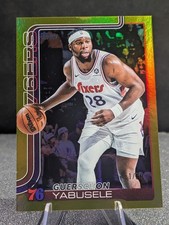 2025 Topps Basketball Guerschon Yabusele #26 Gold Rainbow /50