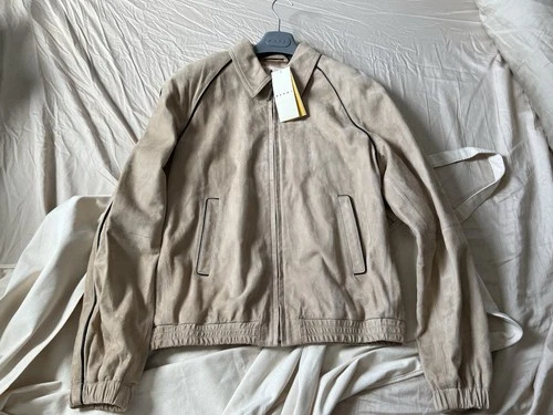 Marni Suede Bomber Jacket - Large - New W/ Tags - product listing photo