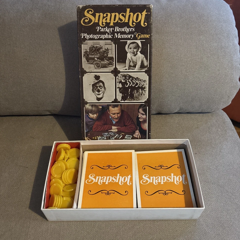 Vintage 1972 Parker Brothers Photographic Memory Game “Snapshot” Complete EUC - Image 3 of 4
