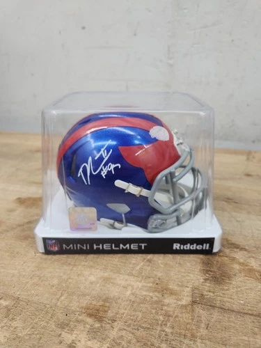 Riddell Dexter Lawrence Autographed New York Giants Mini Helmet