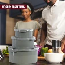 BPA-Free Plastic Bowls - 1.5L Square Pastel Bowls | Microwave & Freezer Safe | Set Of 1 In Blue