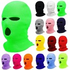1/2x 3 Hole Full Face Balaclava Style Windproof Mask Neck Warmer Ski Hat Fishing