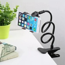 Long Flexible Arm Mobile Phone Holder Clamp Desk Bed Lazy Stand for GPS Phone