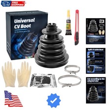 CV Boot Split Constant Velocity Joint Gaiter Boot Replacement Kit, Includes 2...