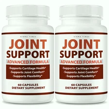 (2 Pack) Joint Support Capsules. Advanced Hip, Joint and Muscle Support Formula