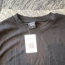 Original Deluxe Supply Mens Black Knit Crew N...