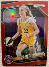 2025 Panini Prizm WNBA #87 Cameron Brink Red Prizm /299
