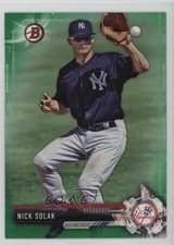 2017 Bowman Draft Green 13/99 Nick Solak #BD-10 y0i