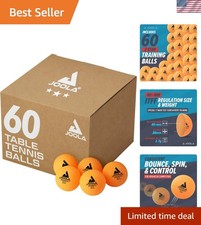 Training 3 Star Table Tennis Balls 12, 60, or 120 Pack - 40 mm Regulation Bul...