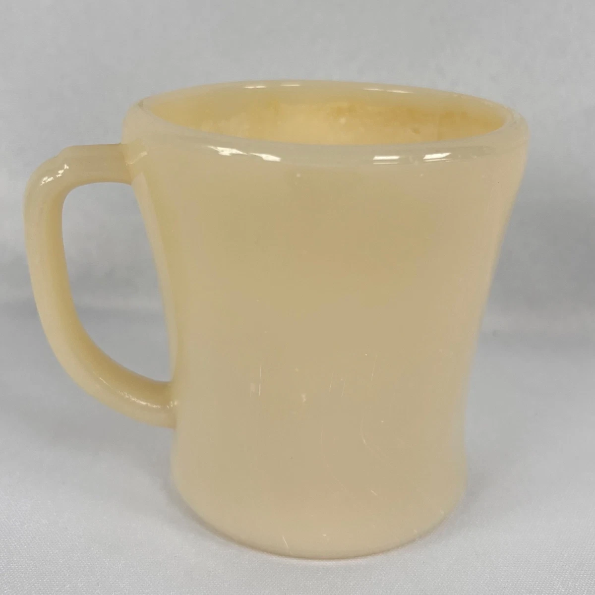 Anchor Hocking Fire King Ivory D Handle Mug Glass for sale | eBay
