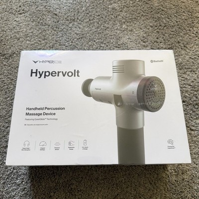 HyperIce-Hypervolt BT Bluetooth Percussion Massage Device-Silver (New Unopened)