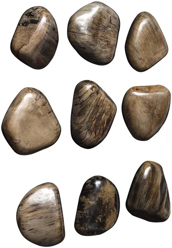 Uttermost 04323 Pebbles 5" Tall Wood Minerals and Rocks Sculpture - Wood - Picture 1 of 6