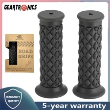 Soft Rubber 7/8" & 1" Handlebar Hand Grips Universal Fit Dirt Bike Motorcycle